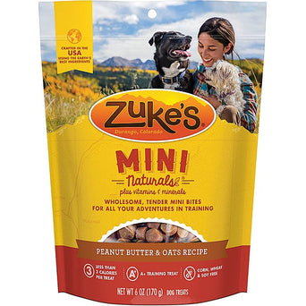 Zuke's Zuke's Mini Naturals Peanut Butter & Oats Recipe Dog Treats