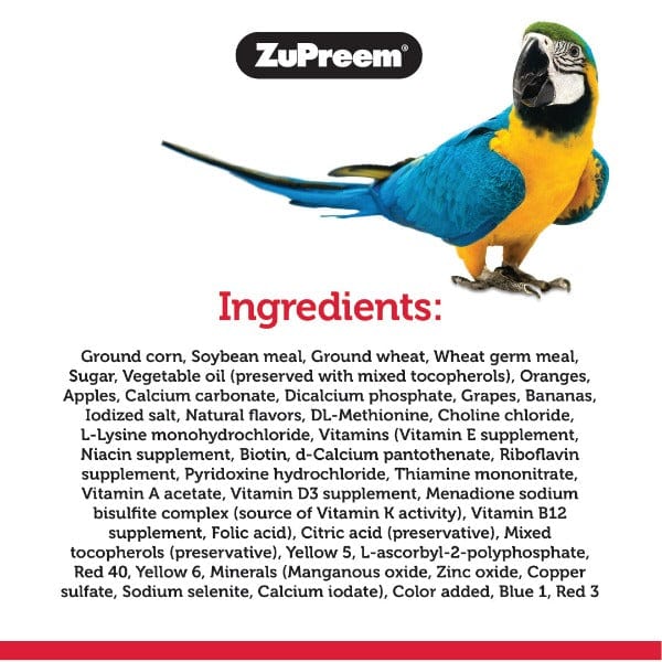 ZuPreem FruitBlend Flavor Bird Food, Large Petland Canada