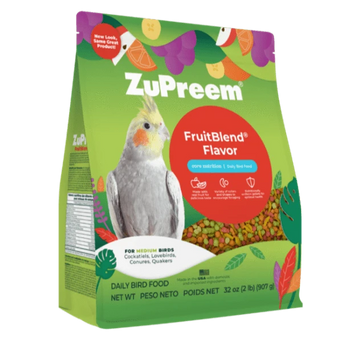 ZuPreem ZuPreem FruitBlend Flavor Bird Food, Medium