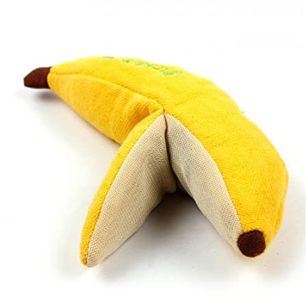 All For Paws AFP Green Rush Banana Catnip Toy