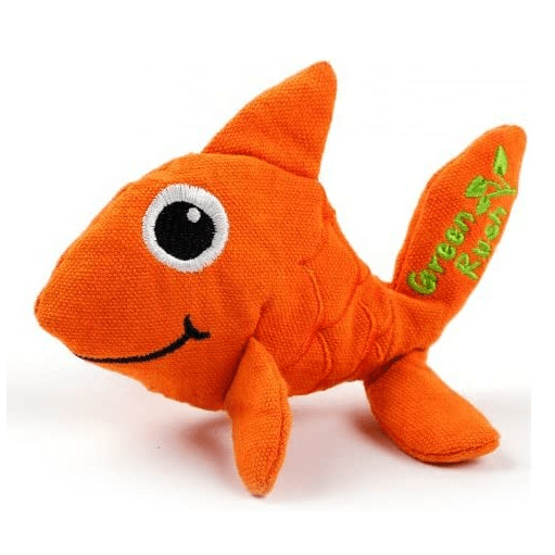 All For Paws AFP Green Rush Goldfish Catnip Toy