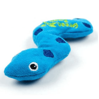 All For Paws AFP Green Rush Silly Snake Catnip Toy