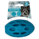 All For Paws AFP META BALL - Wiggle Holey Rubber Roller Dog Toy
