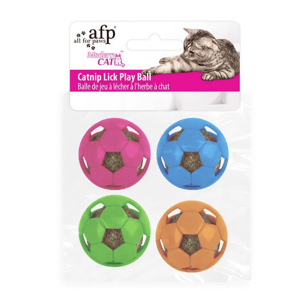 All For Paws AFP Modern Cat - Catnip Lick and Play 4-pack