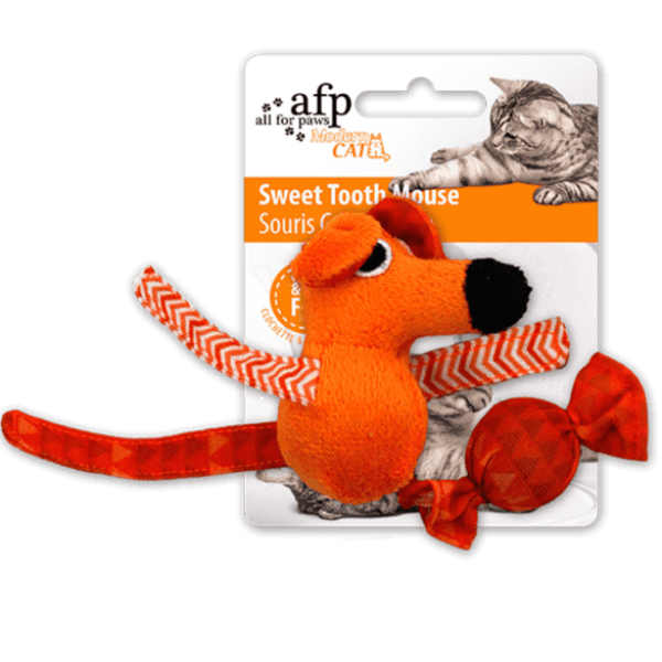 All For Paws AFP Modern Cat Sweet Tooth Mouse Cat Toy