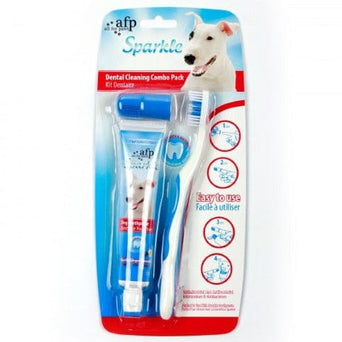 All For Paws AFP Sparkle Dental Cleaning Combo Pack; Vanilla & Ginger