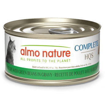 Almo Nature Almo Nature Complete HQS | Chicken with Green Beans in Gravy Canned Cat Food