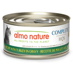 Almo Nature Almo Nature Complete HQS | Chicken with Turkey in Gravy Canned Cat Food