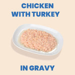 Almo Nature Almo Nature Complete HQS | Chicken with Turkey in Gravy Canned Cat Food