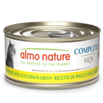 Almo Nature Almo Nature Complete HQS | Chicken with Zucchini in Gravy Canned Cat Food