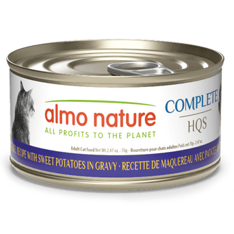 Almo Nature Almo Nature Complete HQS | Mackerel with Sweet Potatoes in Gravy Canned Cat Food