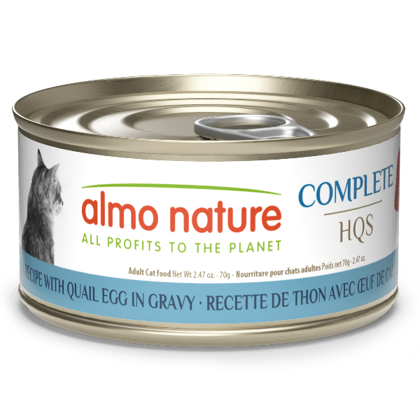 Almo Nature Almo Nature Complete HQS | Tuna with Quail Eggs in Gravy Canned Cat Food