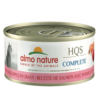 Almo Nature Almo Nature HQS Complete Salmon with Apple in Gravy Canned Cat Food