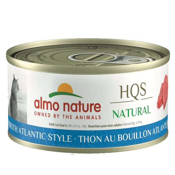 Almo nature green top label cat food
