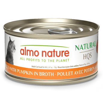 Almo Nature Almo Nature Natural HQS | Chicken with Pumpkin in Broth Canned Cat Food