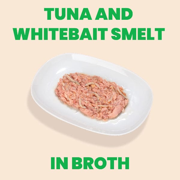Almo Nature Almo Nature Natural HQS | Tuna and Whitebait Smelt in Broth Canned Cat Food