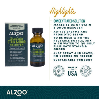 ALZOO ALZOO Concentrated Enzyme-Based Stain & Odor Remover Refill