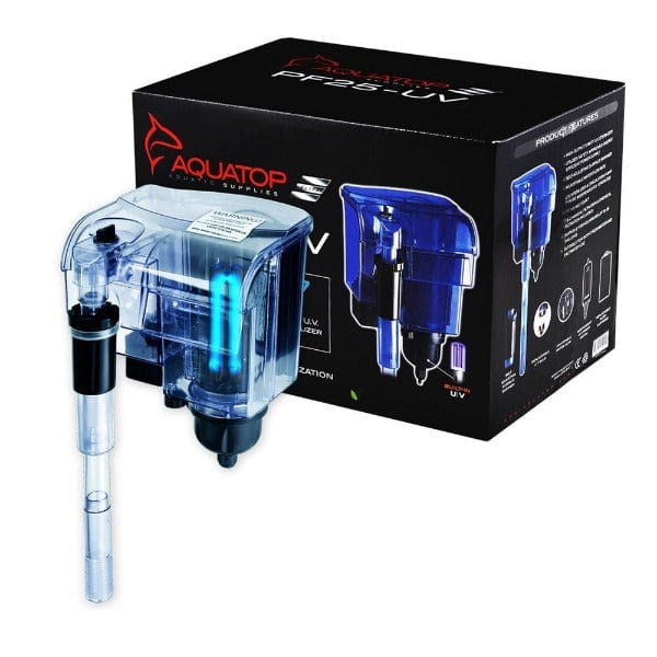 Aquatop Aquatop Power Filter with UV; PF25-UV With 7 Watt UV Sterilization