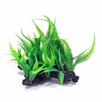 Aquatop AquaTop Resin Driftwood with Plastic Green Fern