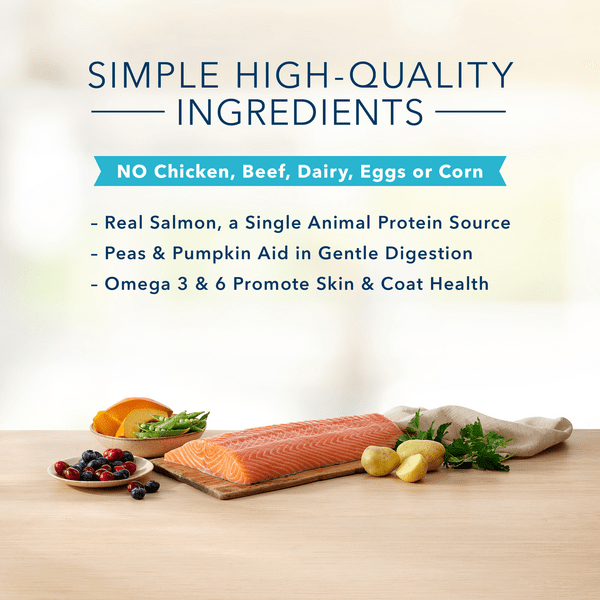 Blue Buffalo Co. BLUE Basics Limited Ingredient Salmon & Potato Recipe Dry Dog Food, 22lb