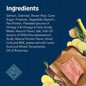 Blue Buffalo Co. BLUE Bits Soft-Moist Training Treats; Salmon Recipe, 4 oz