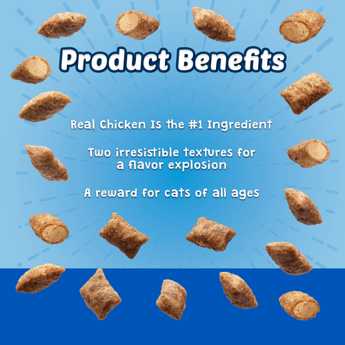 Blue Buffalo Co. BLUE Bursts Filled Cat Treats; Paw-Lickin' Chicken