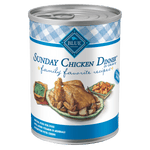 Blue Buffalo Co. BLUE Family Favorite Recipes Sunday Chicken Dinner Canned Dog Food