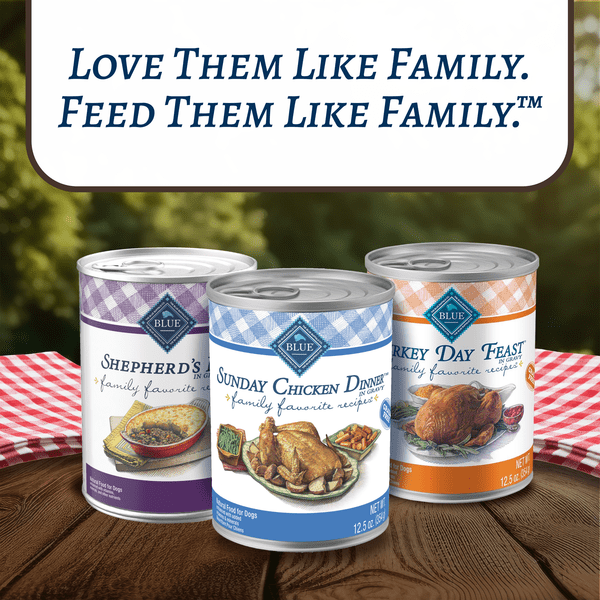 Blue Buffalo Co. BLUE Family Favorite Recipes Sunday Chicken Dinner Canned Dog Food
