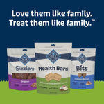 Blue Buffalo Co. BLUE Health Bars Natural Crunchy Dog Treats Biscuits; Apple & Yogurt