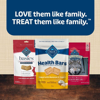 Blue Buffalo Co. BLUE Health Bars Natural Crunchy Dog Treats Biscuits; Banana & Yogurt, 16oz