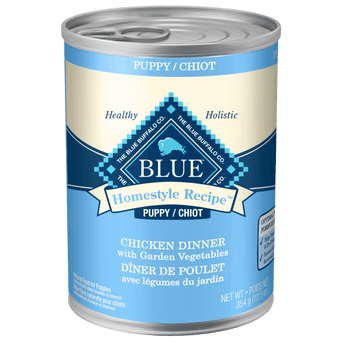 Blue Buffalo Co. BLUE Homestyle Recipe Chicken Dinner & Vegetables Canned Puppy Food