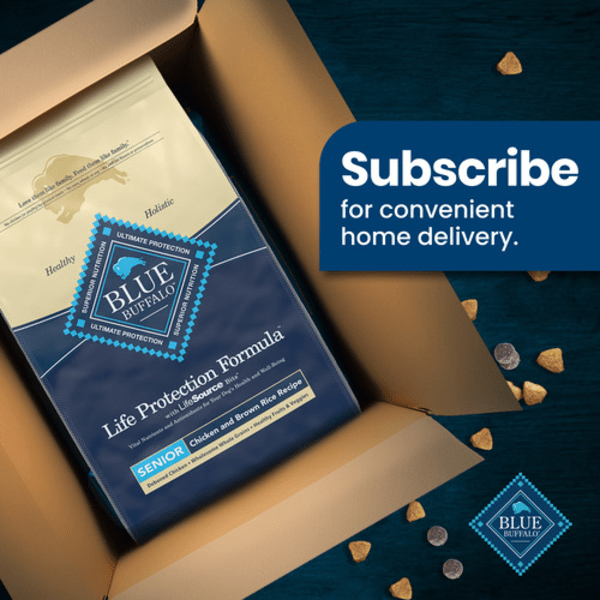 Blue Buffalo Co. BLUE Life Protection Formula Chicken & Brown Rice Recipe Dry Senior Dog Food
