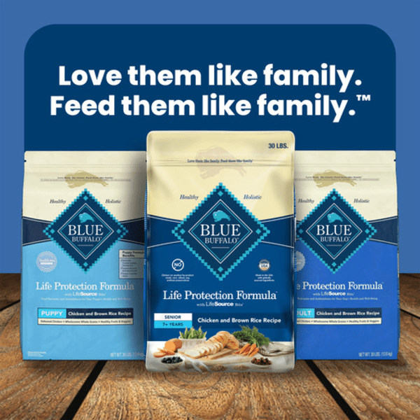 Blue Buffalo Co. BLUE Life Protection Formula Chicken & Brown Rice Recipe Dry Senior Dog Food