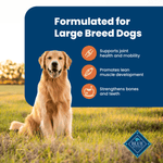 Blue Buffalo Co. BLUE Life Protection Formula Large Breed Chicken & Brown Rice Recipe Dry Dog Food, 26lb