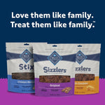 Blue Buffalo Co. BLUE Sizzlers Natural Pork Bacon-Style Dog Treats