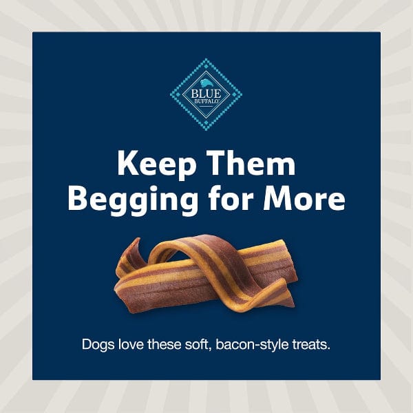 Blue Buffalo Co. BLUE Sizzlers Natural Pork Bacon-Style Dog Treats