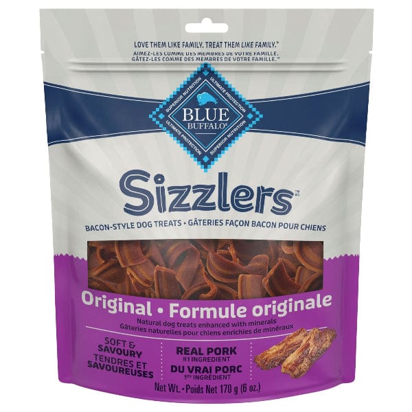 Blue Buffalo Co. BLUE Sizzlers Natural Pork Bacon-Style Dog Treats