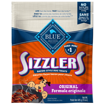 Blue Buffalo Co. BLUE Sizzlers Natural Pork Bacon-Style Dog Treats