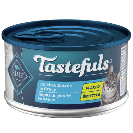 Adult Chicken Flaked In Gravy Wet Cat Food Blue Tastefuls