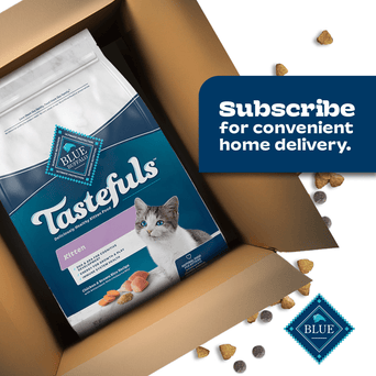 Blue Buffalo Co. BLUE Tastefuls Healthy Growth Chicken & Brown Rice Recipe Kitten Dry Food, 7lb