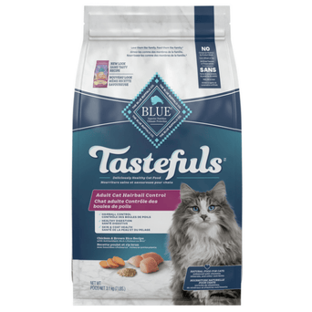 Blue Buffalo Co. BLUE Tastefuls Indoor Health Hairball Control Dry Cat Food, 7lb