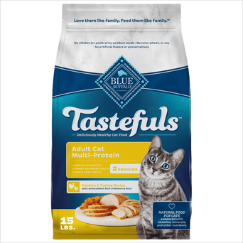 Blue Buffalo Co. BLUE Tastefuls Multi-Protein Chicken & Turkey Recipe Dry Adult Cat Food