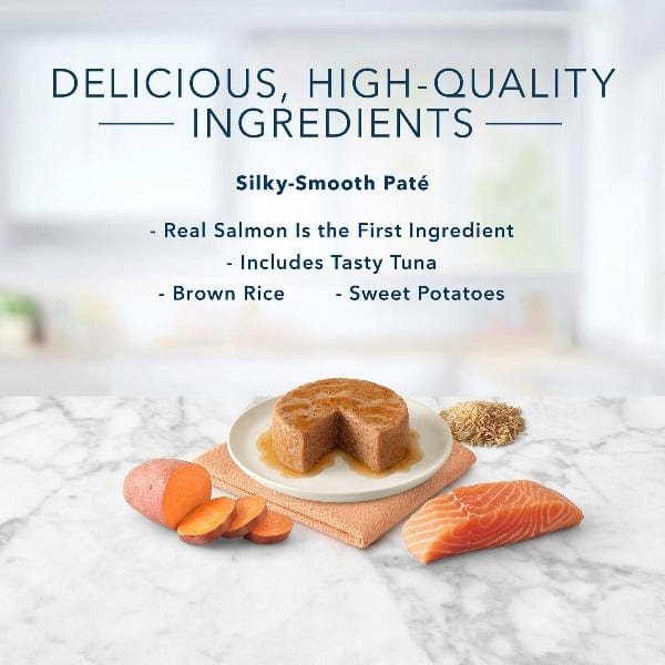 Blue Buffalo Co. BLUE Tastefuls Salmon Entree Pate Canned Cat Food