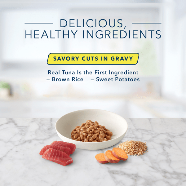 Blue Buffalo Co. BLUE Tastefuls Savory Singles Tuna in Gravy Wet Cat Food