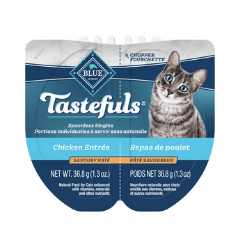 Blue Buffalo Co. BLUE Tastefuls Spoonless Singles Chicken Pate Wet Cat Food