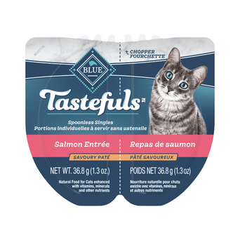 Blue Buffalo Co. BLUE Tastefuls Spoonless Singles Salmon Pate Wet Cat Food