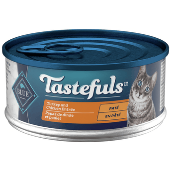 Blue Buffalo Co. BLUE Tastefuls Turkey & Chicken Entree Pate Canned Cat Food
