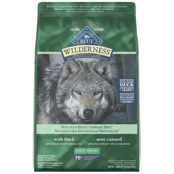 Blue Buffalo Co. BLUE Wilderness Duck Recipe with Grains Dry Dog Food, 24lb