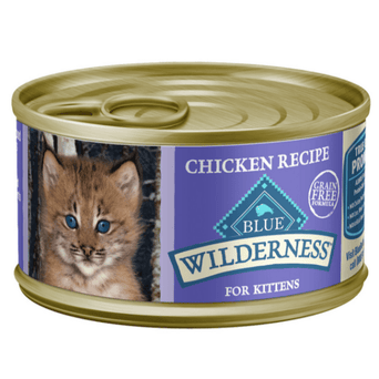 Blue Buffalo Co. BLUE Wilderness Grain Free Chicken Recipe Canned Kitten Food