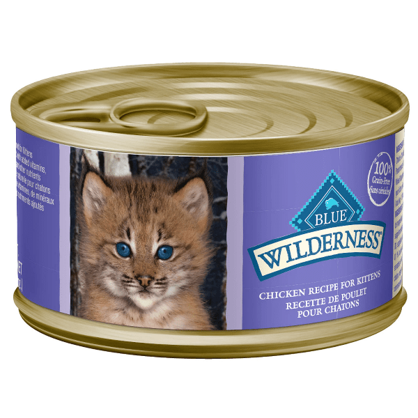 Blue wilderness sales canned kitten food